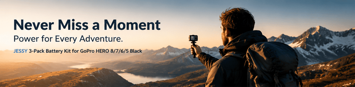 Never Miss a Moment: Why Extra Batteries Matter for Your GoPro Adventures - JESSY Battery