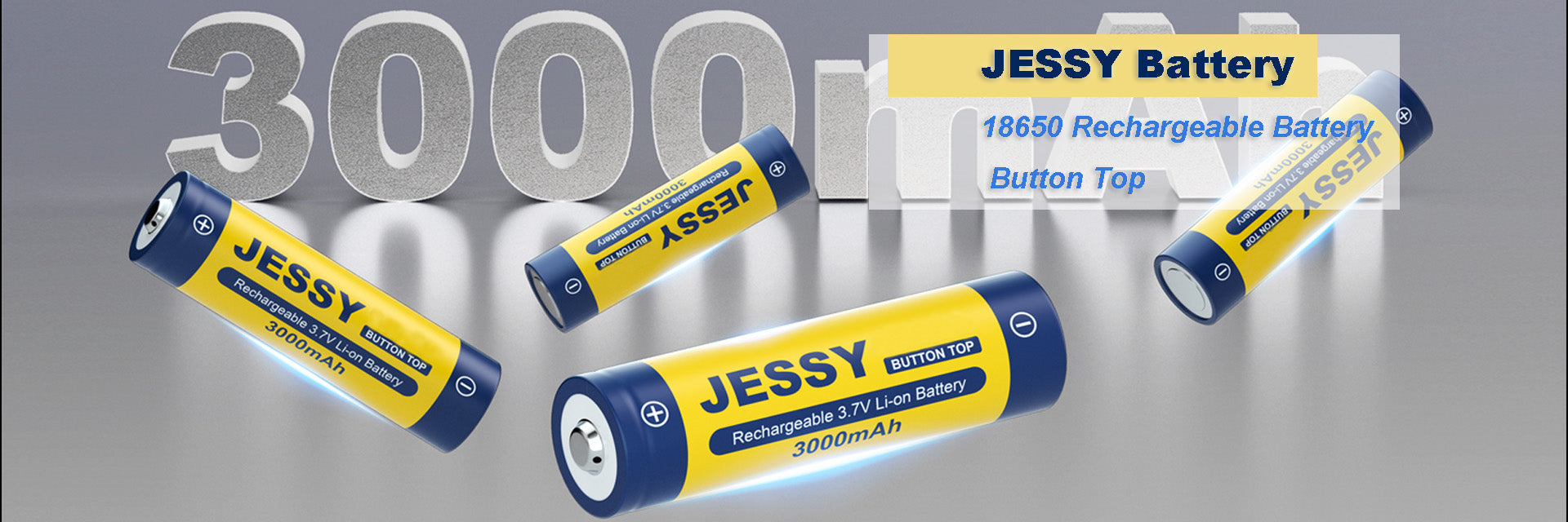 Button Top 18650 - JESSY Battery