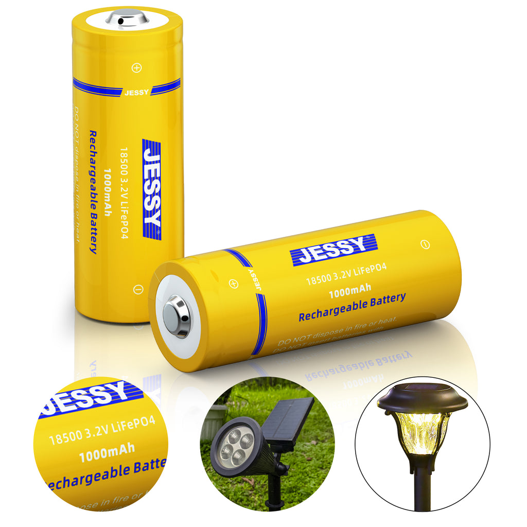 18500 3.2V Rechargeable Battery 2 Pack