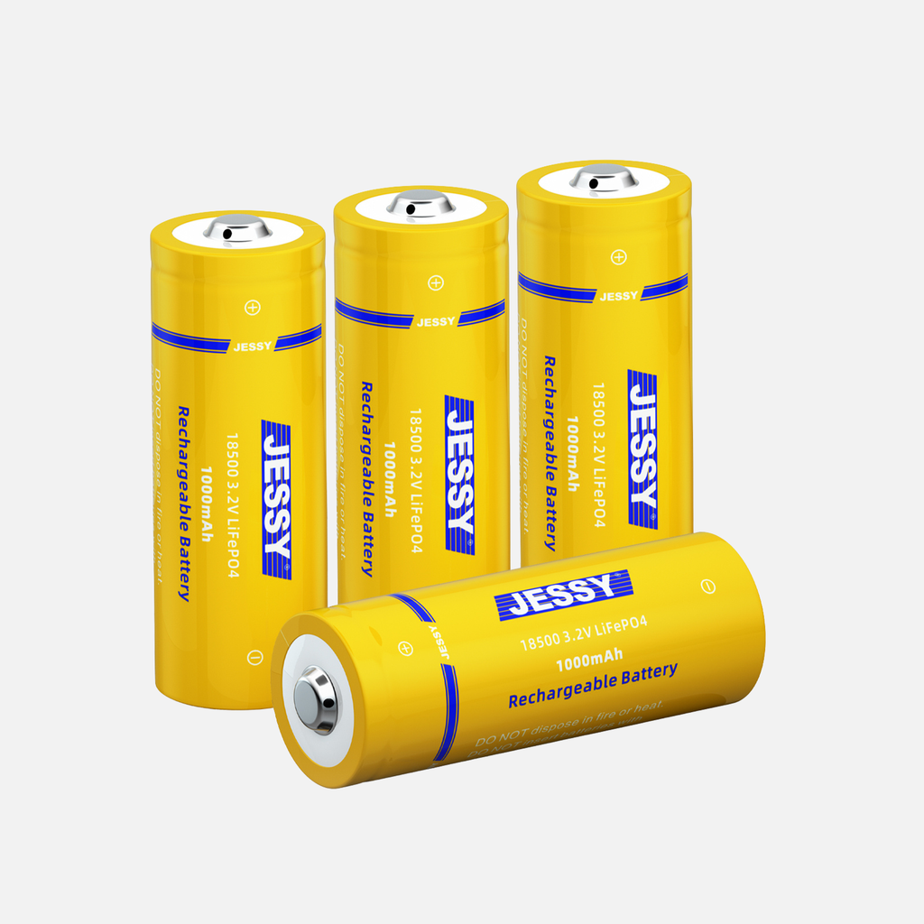 18500 3.2V Rechargeable Battery 4 Pack