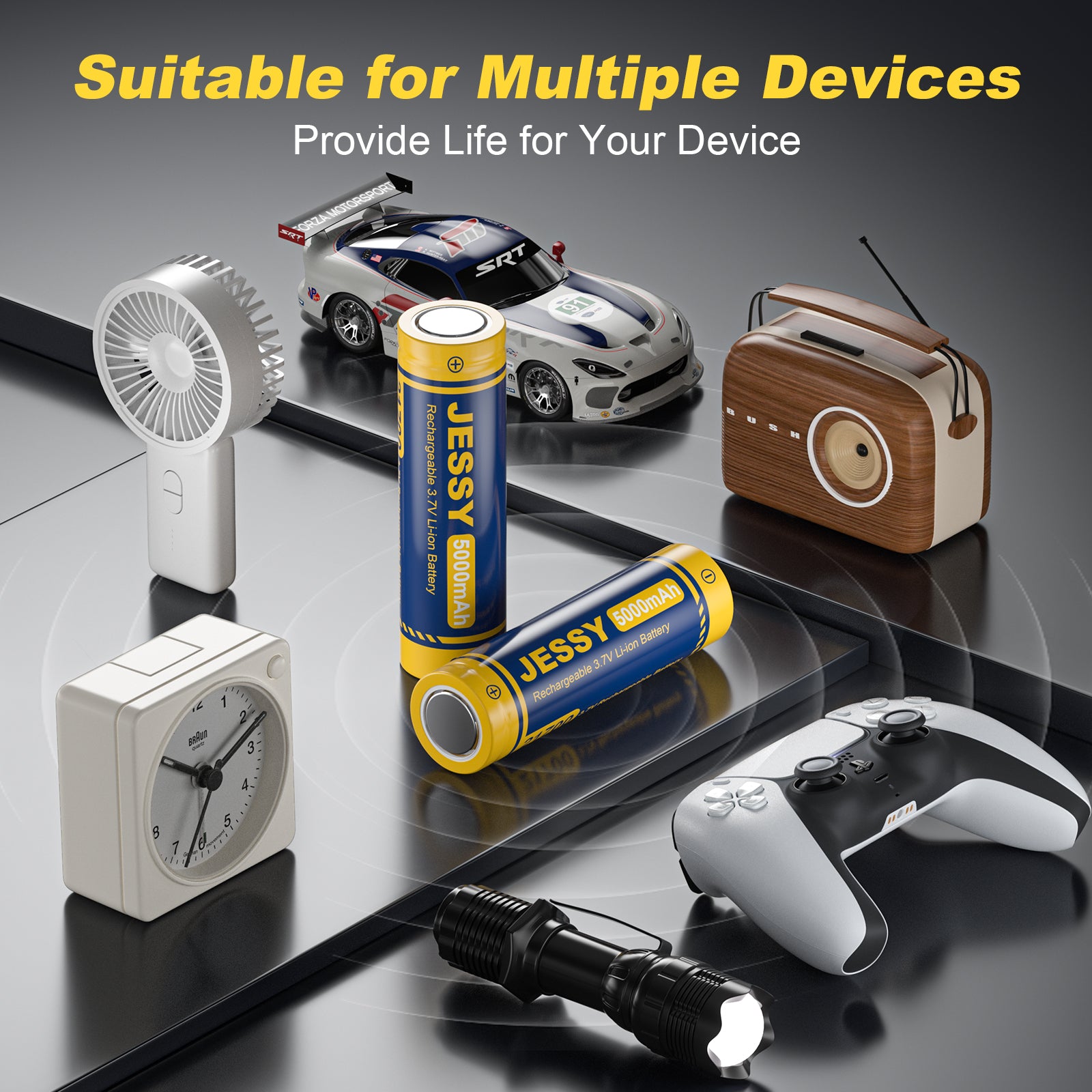 21700 Rechargeable Battery 4 Pack