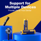 18650 Rechargeable Battery Flat Top-2Pack