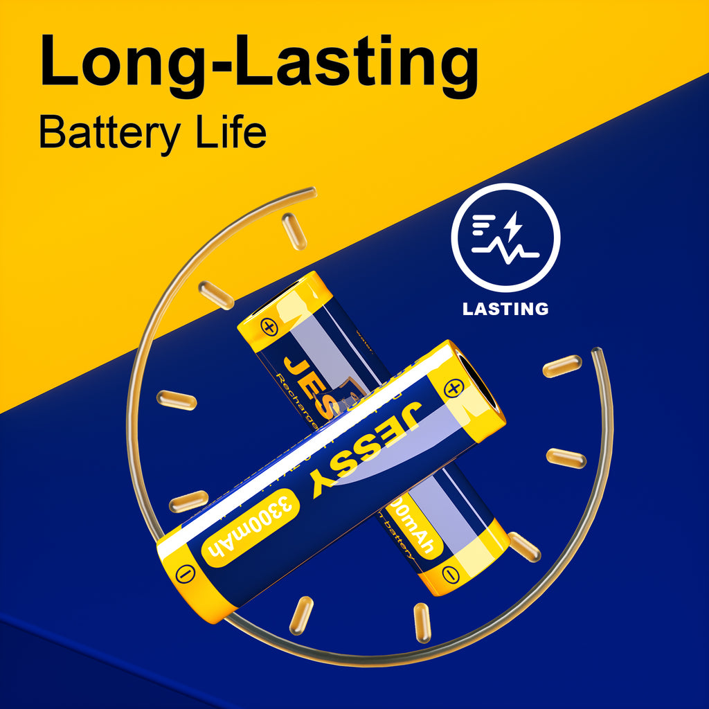 18650 Rechargeable Battery Flat Top-2Pack