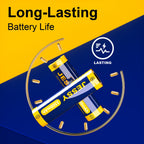 18650 Rechargeable Battery Flat Top-2Pack