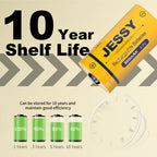 CR123A 3.7V Rechargeable Battery -  8 Pack