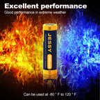 18650 Rechargeable Battery Flat Top-2Pack