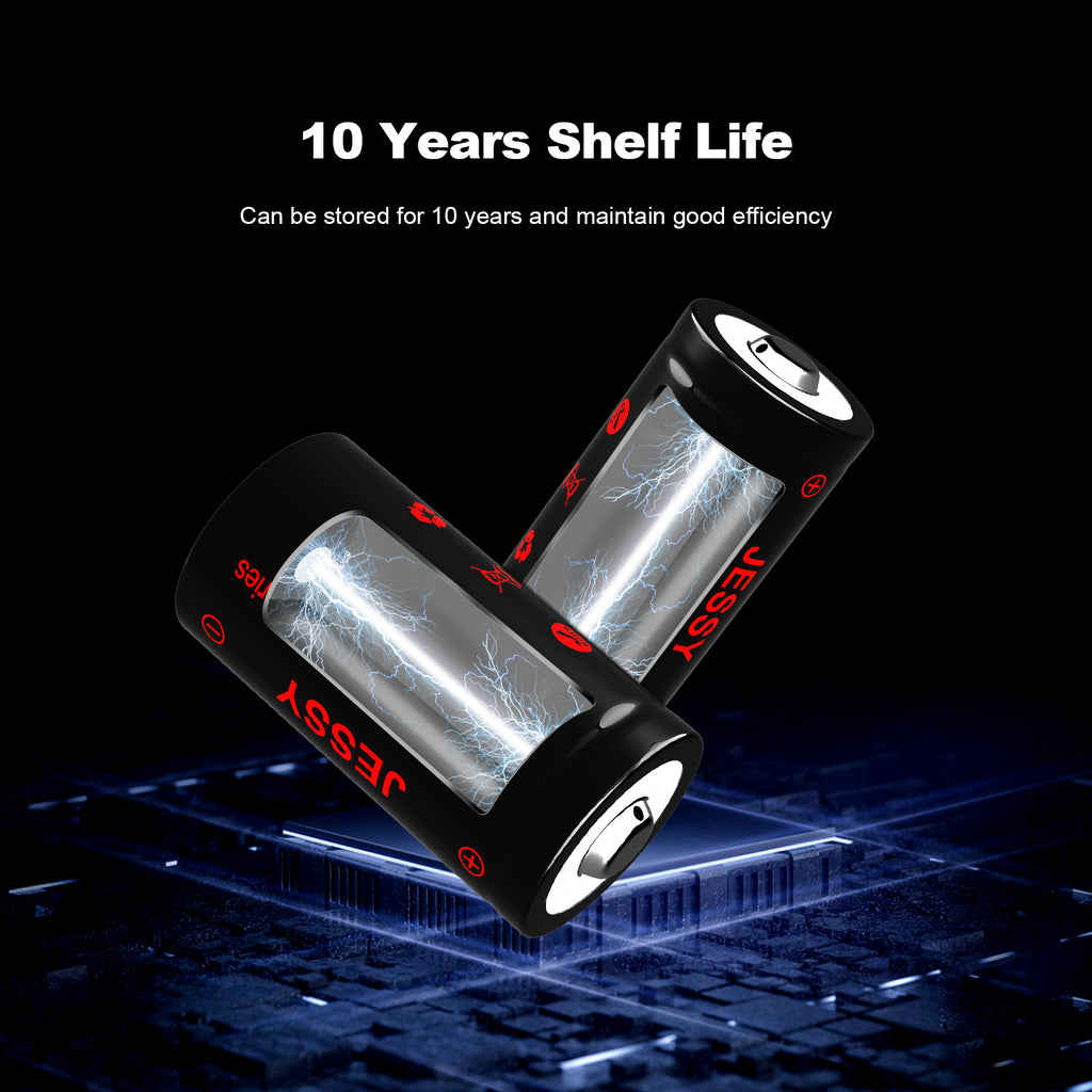 CR123A 3.7V Rechargeable Battery -  16 Pack