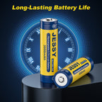 4 Pack 18650 Rechargeable Battery Button Top with Charger