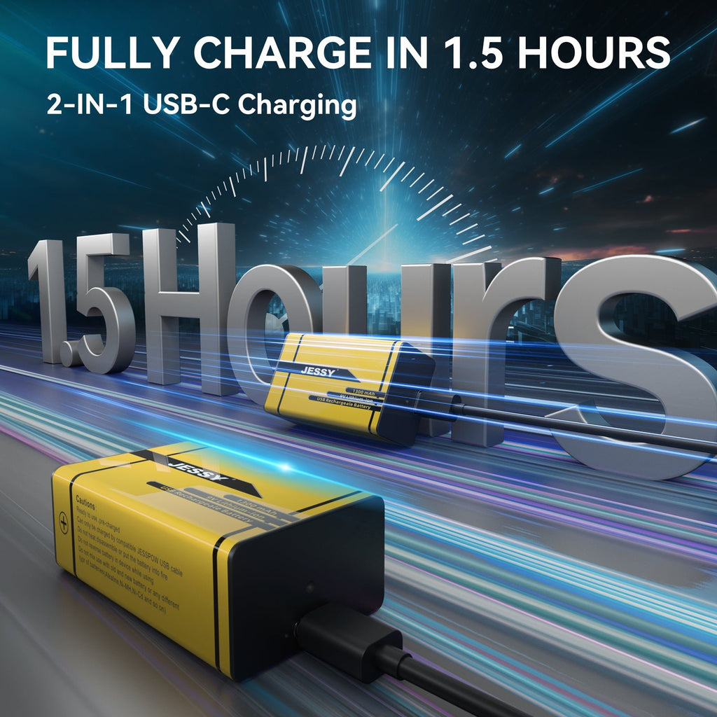 9V Rechargeable Battery - JESSY Battery
