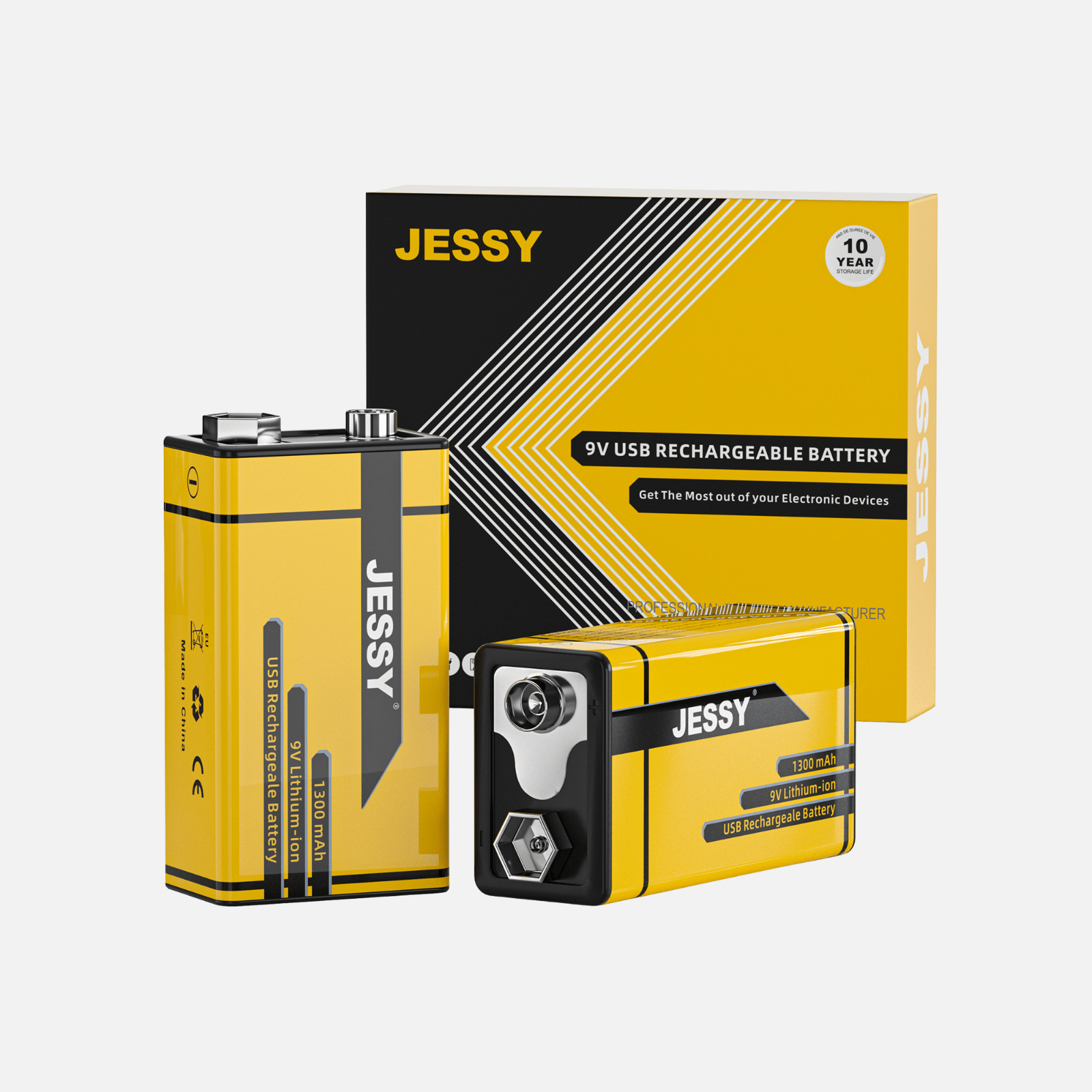 9V Rechargeable Battery - JESSY Battery