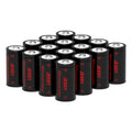 CR123A 3.7V Rechargeable Battery -  16 Pack